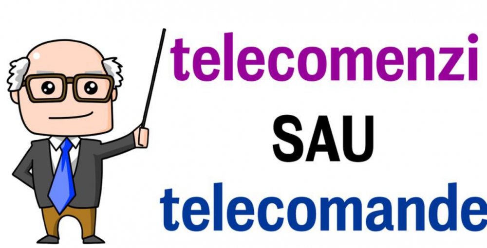 Care este de fapt pluralul cuvântului telecomandă. Telecomande sau telecomenzi? Varianta corectă